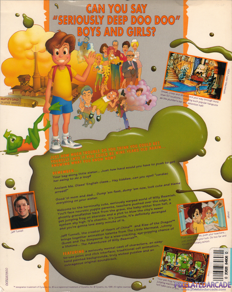 Adventures of Willy Beamish, The Cover Art: Adventures of Willy Beamish, The Cover Art:
