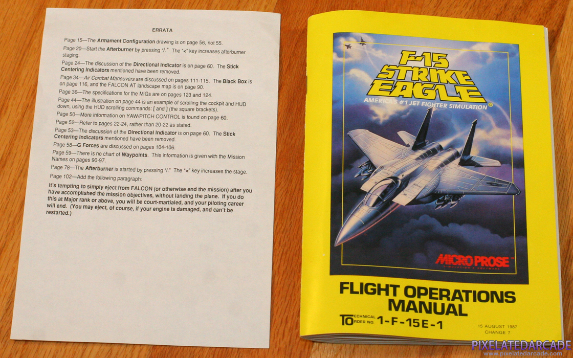 F-15 Strike Eagle Cover Art: F-15 Strike Eagle Cover Art:
