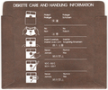 Disk Sleeve - Back