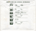 Disk Sleeve - Back