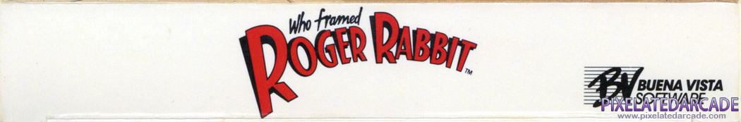 Who Framed Roger Rabbit Cover Art: Bottom Spine Who Framed Roger Rabbit Cover Art: Bottom Spine
