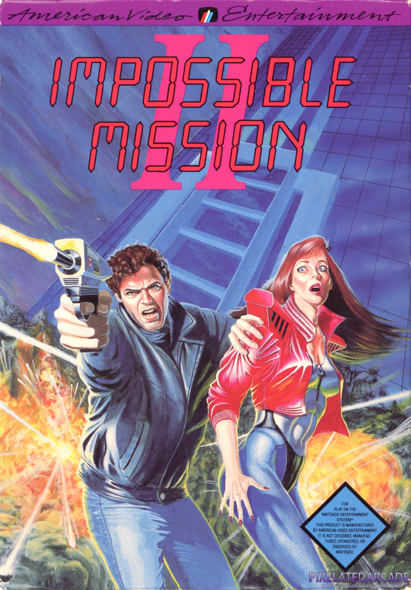 Impossible Mission II Cover Art: Impossible Mission II Cover Art: