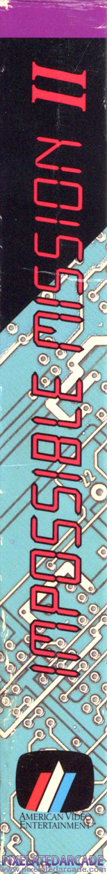 Impossible Mission II Cover Art: Right Spine Impossible Mission II Cover Art: Right Spine