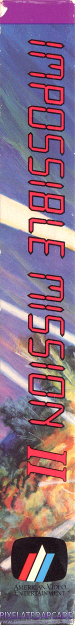 Impossible Mission II Cover Art: Left Spine Impossible Mission II Cover Art: Left Spine