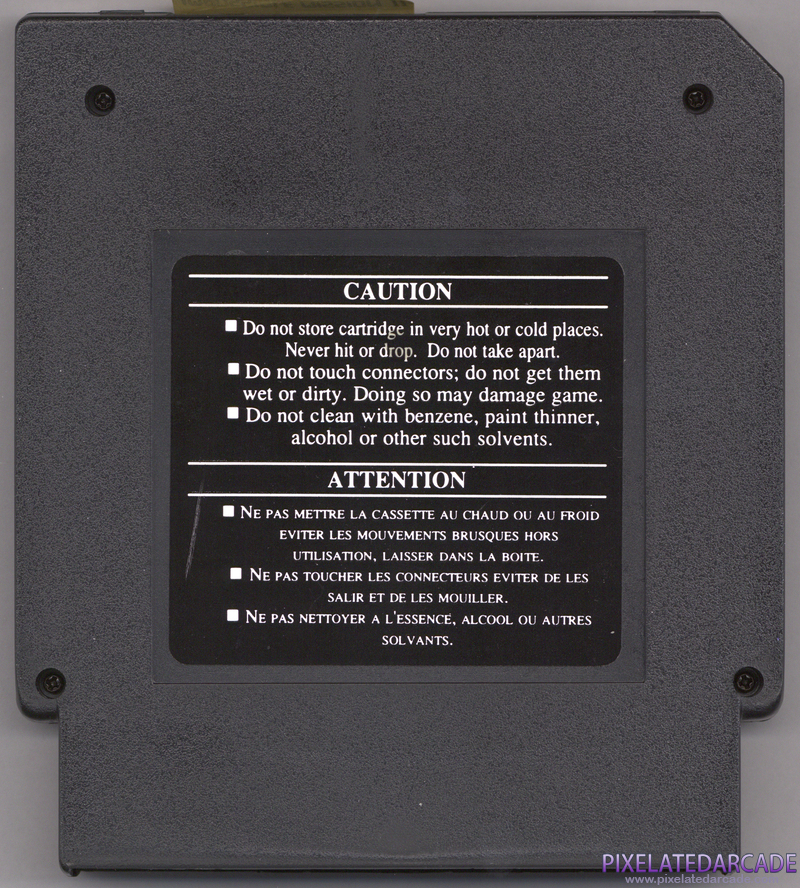 Impossible Mission II Cover Art: Back Impossible Mission II Cover Art: Back