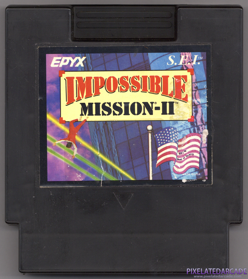 Impossible Mission II Cover Art: Front Impossible Mission II Cover Art: Front