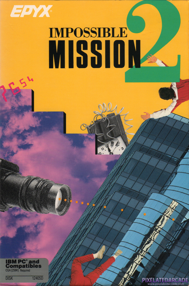 Impossible Mission II Cover Art: Impossible Mission II Cover Art:
