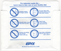 Disk Sleeve - Back