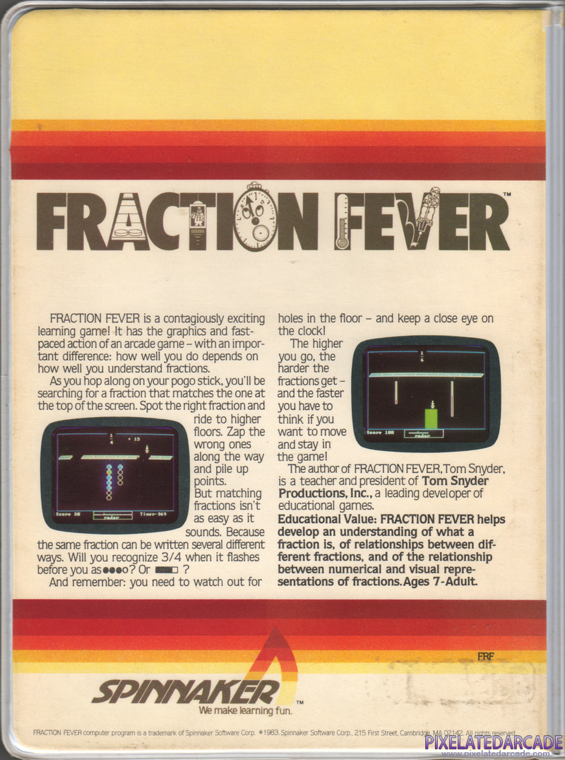 Fraction Fever Cover Art: 