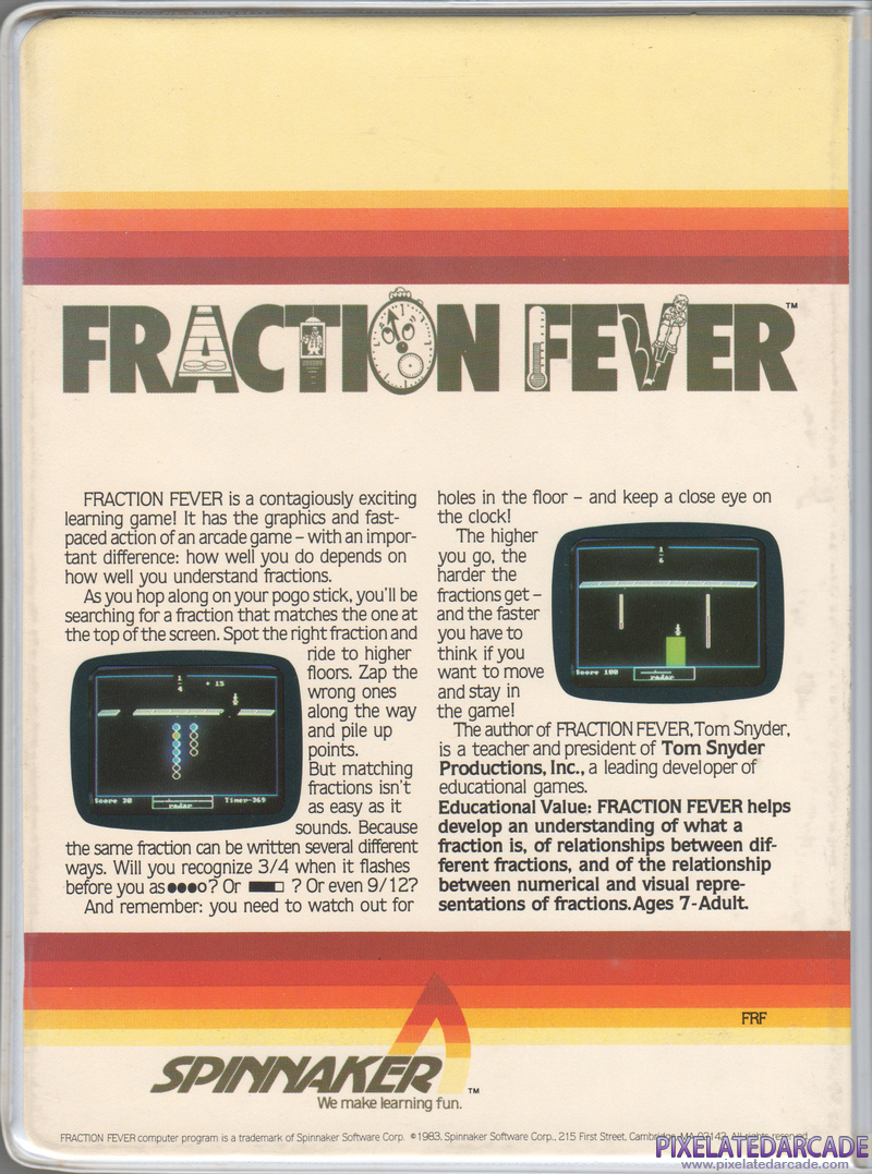 Fraction Fever Cover Art: 