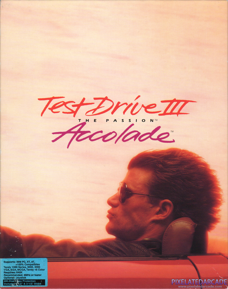Test Drive III: The Passion Cover Art: Test Drive III: The Passion Cover Art: