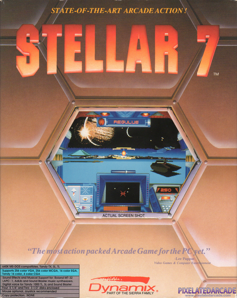 Stellar 7 Cover Art: Stellar 7 Cover Art: