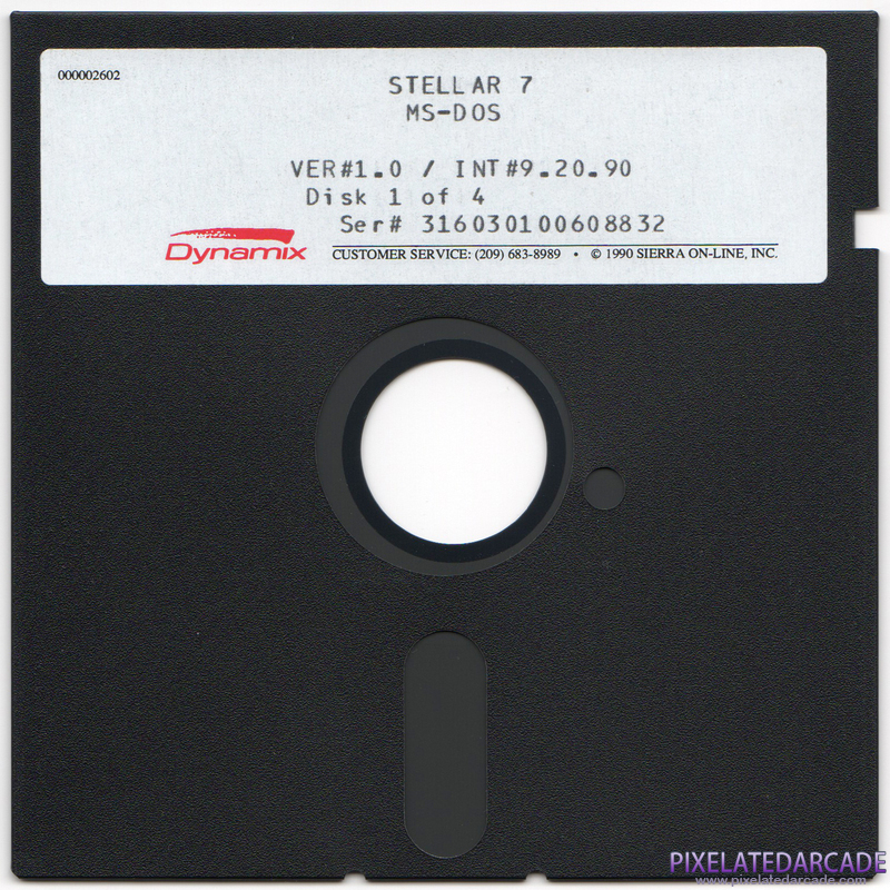 Stellar 7 Cover Art: Disk 1 of 4 Stellar 7 Cover Art: Disk 1 of 4