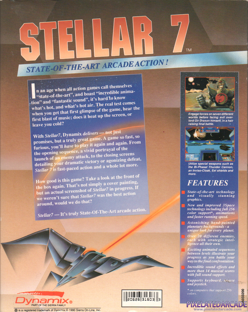 Stellar 7 Cover Art: Stellar 7 Cover Art: