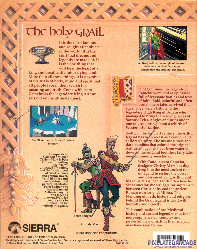 Conquests of Camelot: The Search for the Grail Cover Art: Conquests of Camelot: The Search for the Grail Cover Art: