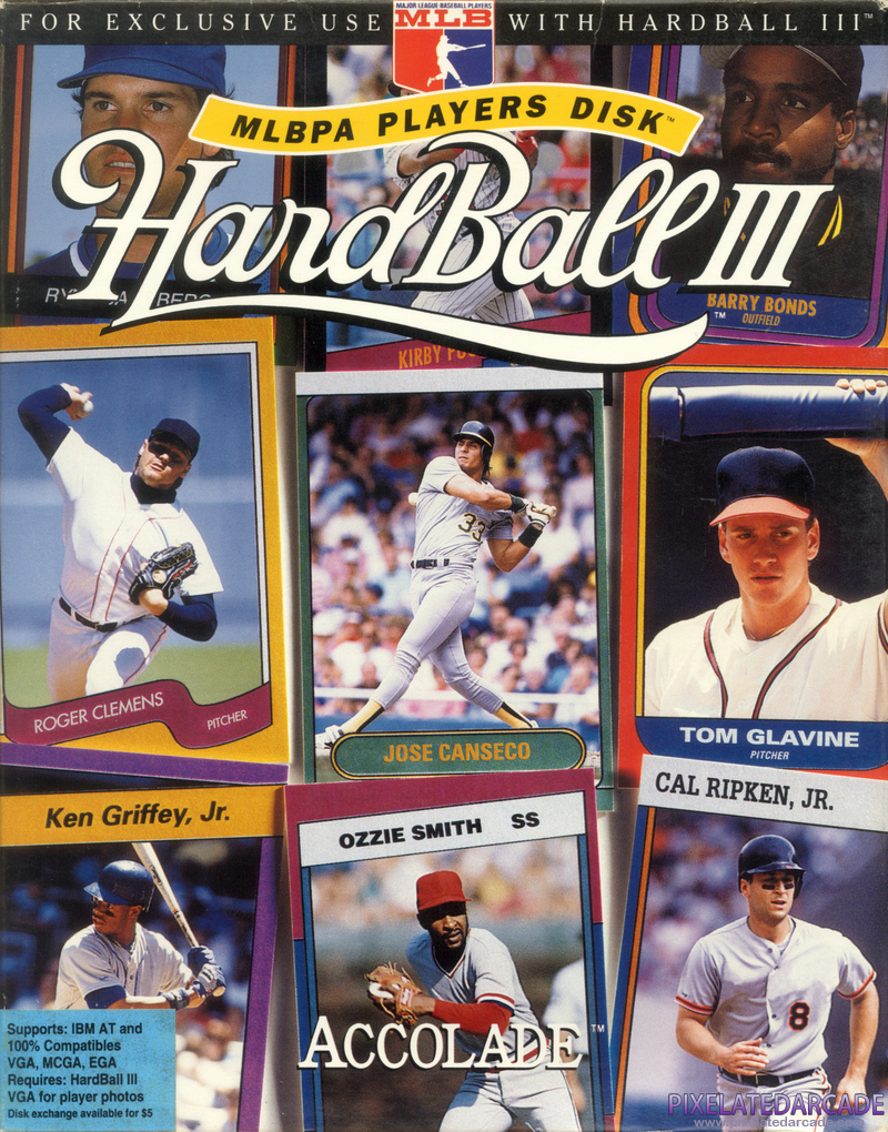 HardBall III: MLBPA Players Disk Cover Art: HardBall III: MLBPA Players Disk Cover Art: