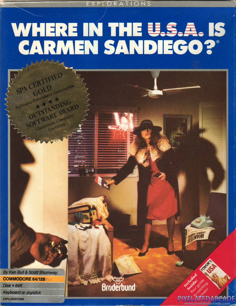 Where in the U.S.A. is Carmen Sandiego? Cover Art: Where in the U.S.A. is Carmen Sandiego? Cover Art: