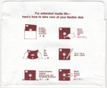 Disk Sleeve - Back