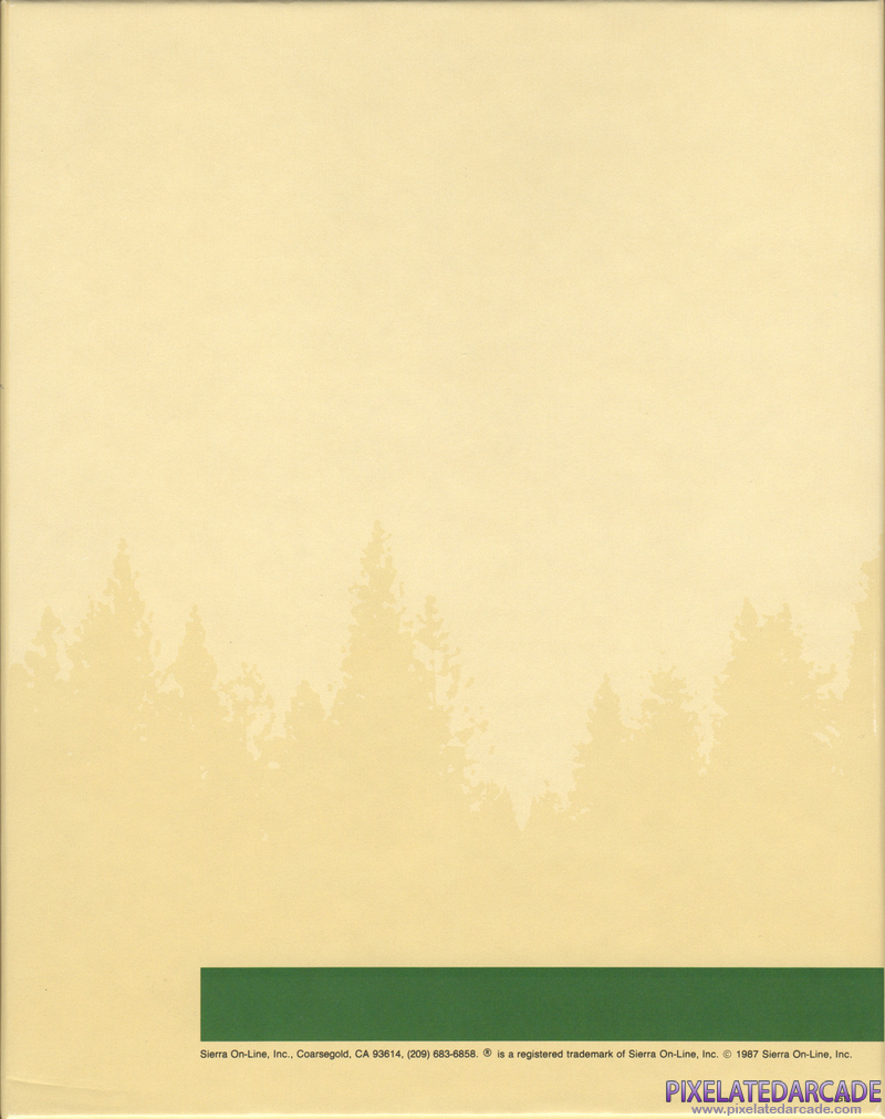 Roberta Williams' King's Quest I: Quest for the Crown Cover Art: Back Side Roberta Williams' King's Quest I: Quest for the Crown Cover Art: Back Side