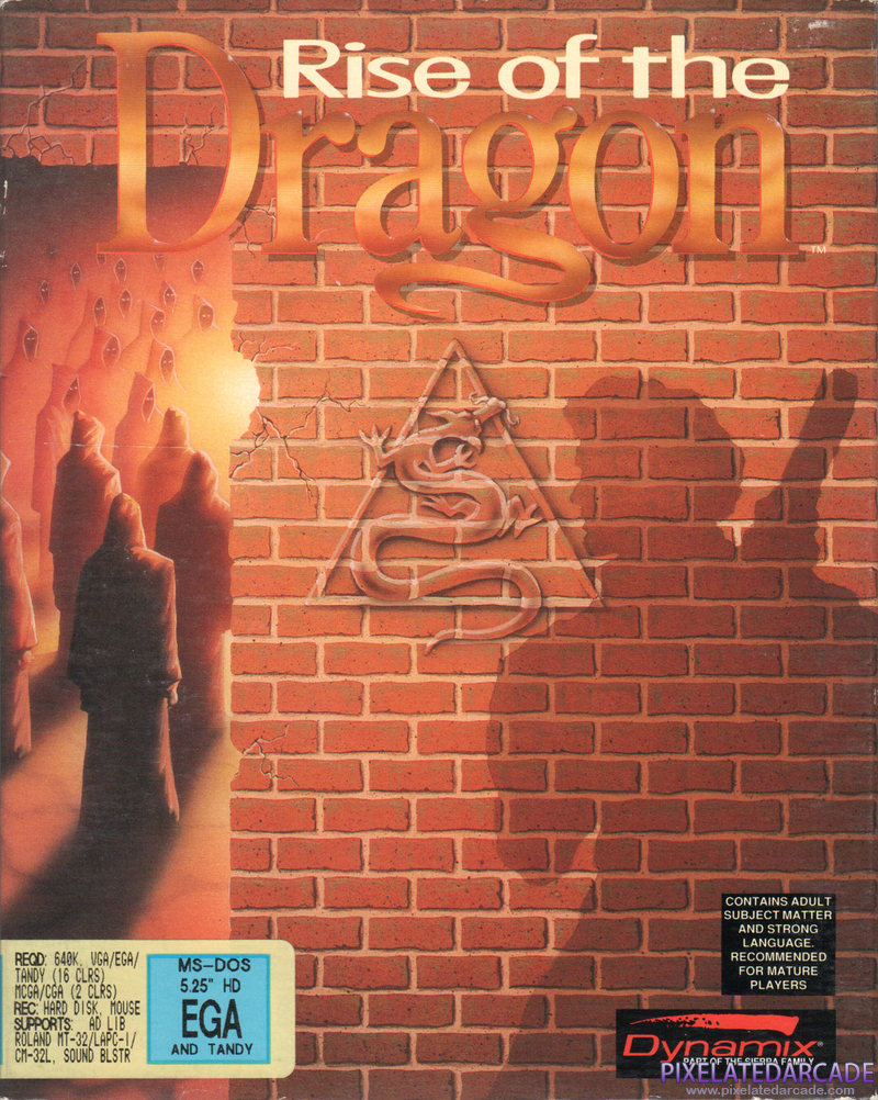 Rise of the Dragon Cover Art: 