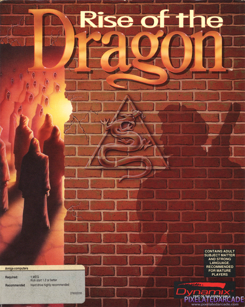 Rise of the Dragon Cover Art: 