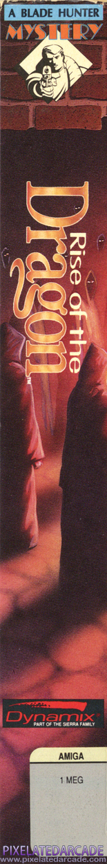 Rise of the Dragon Cover Art: Left Spine Rise of the Dragon Cover Art: Left Spine