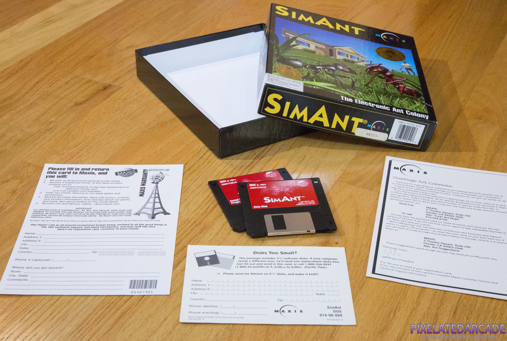 SimAnt: The Electronic Ant Colony Cover Art: 