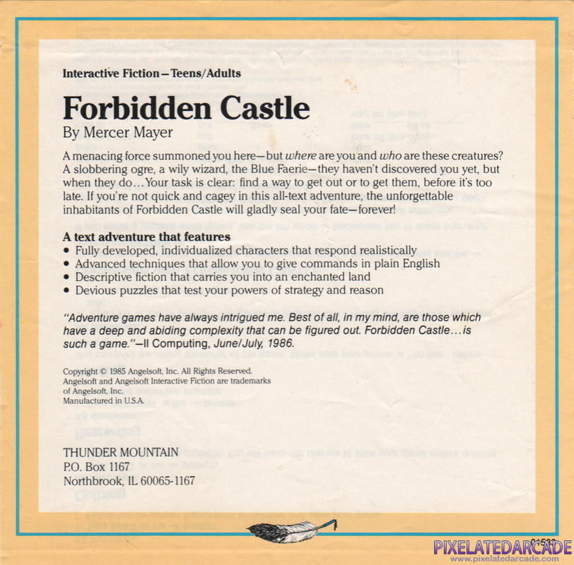 Forbidden Castle Cover Art: 