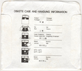 Disk Sleeve - Back