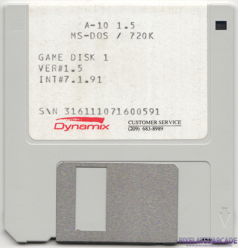 A-10 Tank Killer Cover Art: Disk 1 of 4 - Front A-10 Tank Killer Cover Art: Disk 1 of 4 - Front