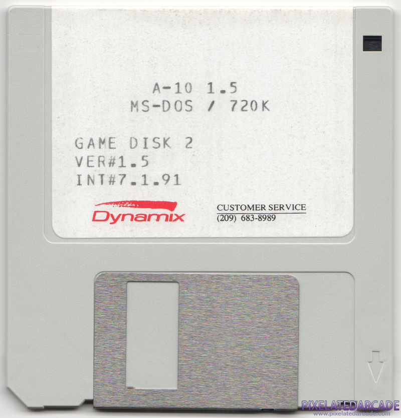 A-10 Tank Killer Cover Art: Disk 2 of 4 - Front A-10 Tank Killer Cover Art: Disk 2 of 4 - Front