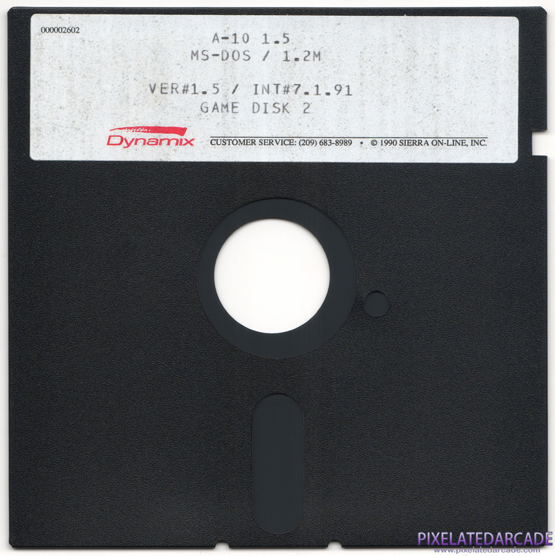 A-10 Tank Killer Cover Art: Disk 2 of 3