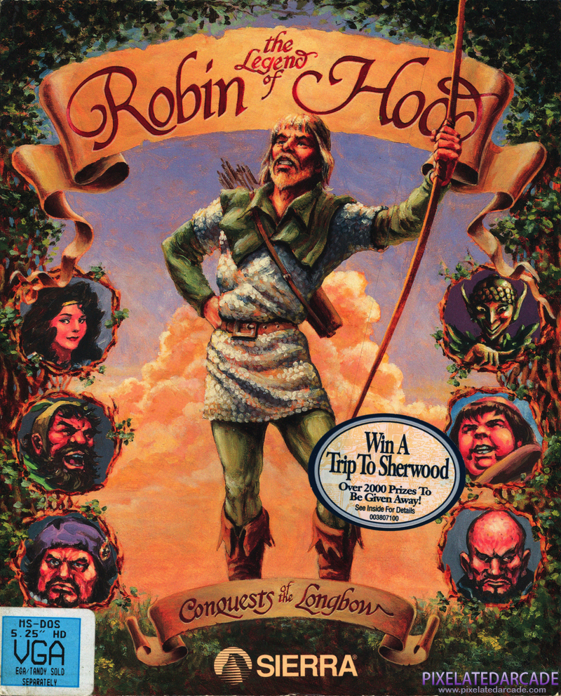 Conquests of the Longbow: The Legend of Robin Hood Cover Art: 