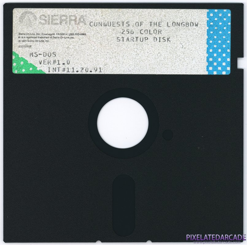 Conquests of the Longbow: The Legend of Robin Hood Cover Art: Startup Disk Conquests of the Longbow: The Legend of Robin Hood Cover Art: Startup Disk