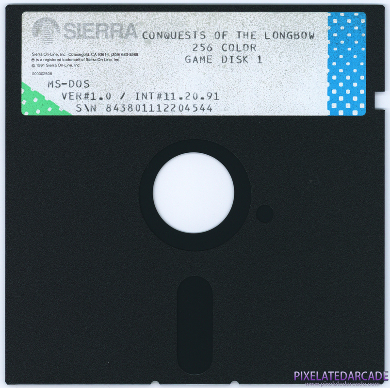 Conquests of the Longbow: The Legend of Robin Hood Cover Art: Game Disk 1 of 6 Conquests of the Longbow: The Legend of Robin Hood Cover Art: Game Disk 1 of 6