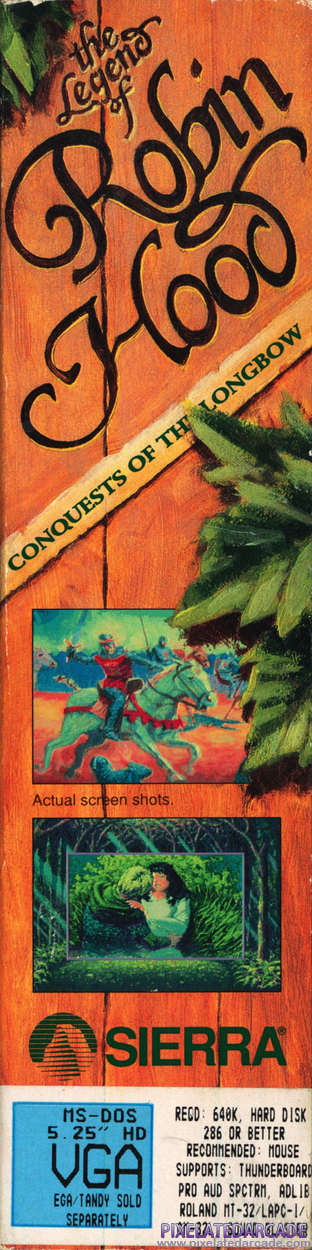 Conquests of the Longbow: The Legend of Robin Hood Cover Art: Left Spine Conquests of the Longbow: The Legend of Robin Hood Cover Art: Left Spine