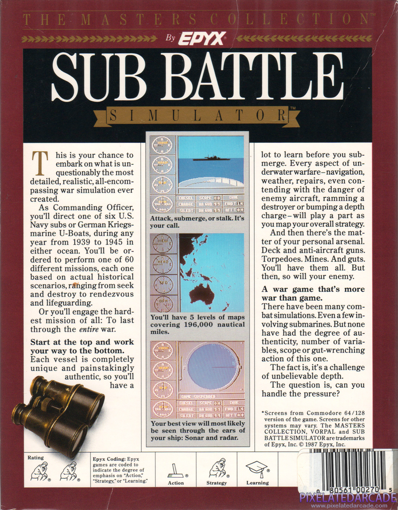 Sub Battle Simulator Cover Art: Sub Battle Simulator Cover Art: