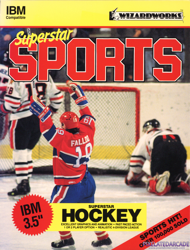 Superstar Ice Hockey Cover Art: Superstar Ice Hockey Cover Art: