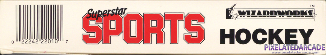 Superstar Ice Hockey Cover Art: Bottom Spine