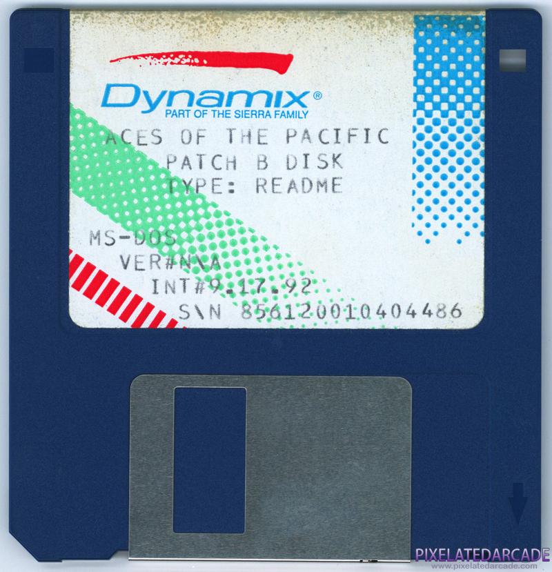 Aces of the Pacific Cover Art: Patch Disk Aces of the Pacific Cover Art: Patch Disk