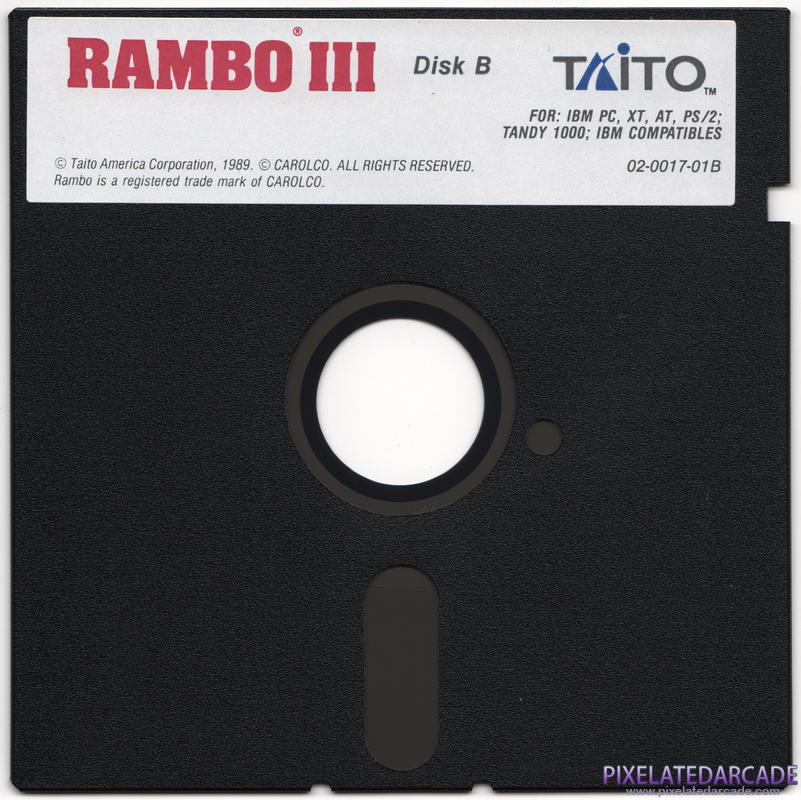 Rambo III Cover Art: Disk 2 of 2 Rambo III Cover Art: Disk 2 of 2