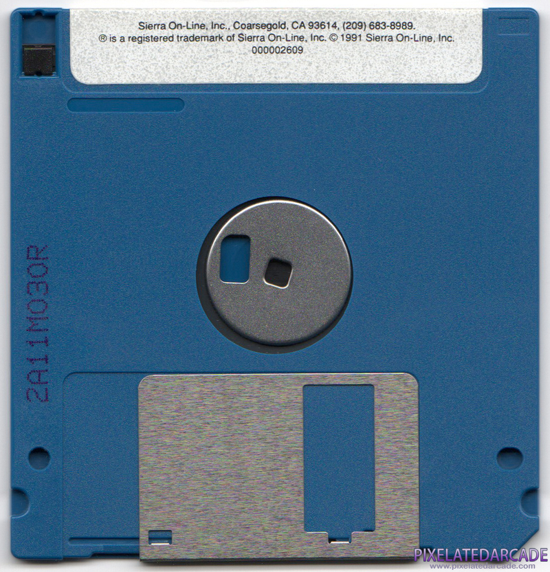 Oil's Well Cover Art: Disk 1 of 2 - Back