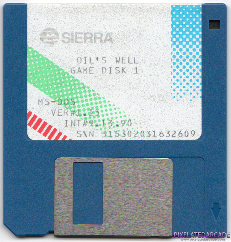 Oil's Well Cover Art: Disk 1 of 2 - Front