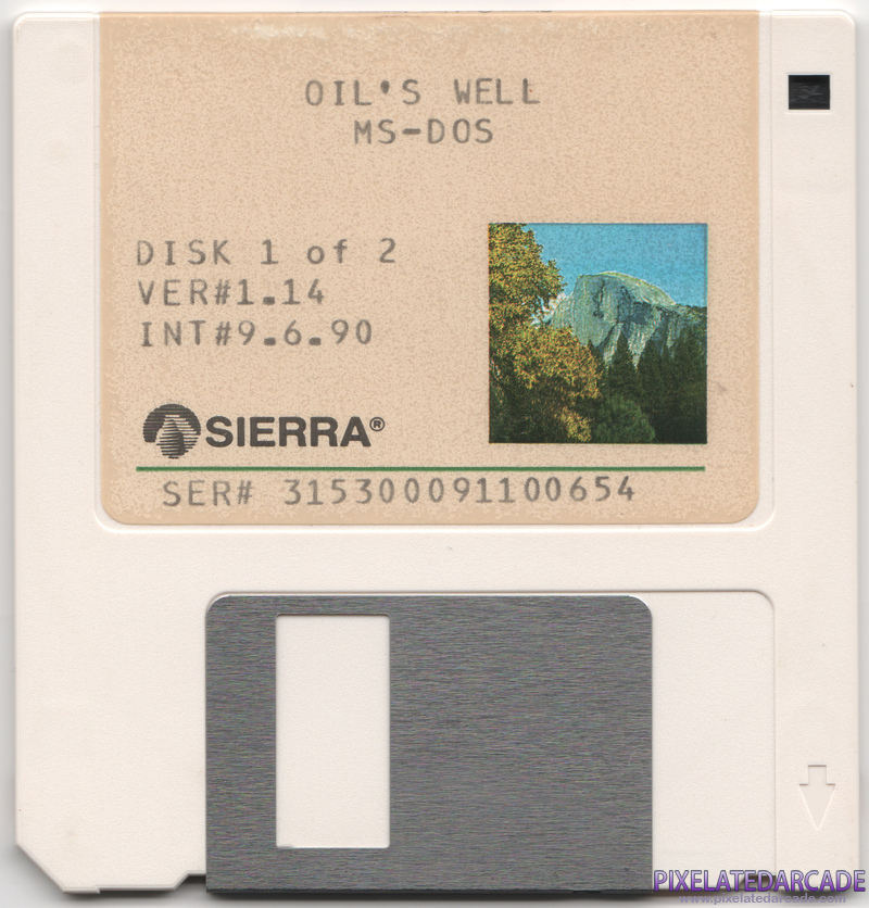 Oil's Well Cover Art: Disk 1 of 2 - Front