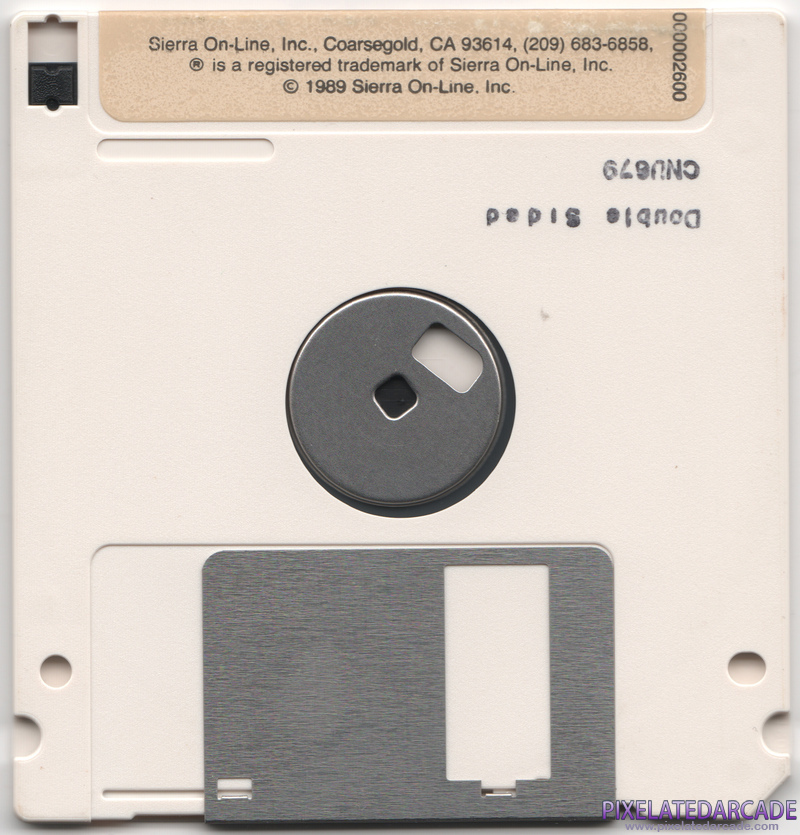 Oil's Well Cover Art: Disk 1 of 2 - Back