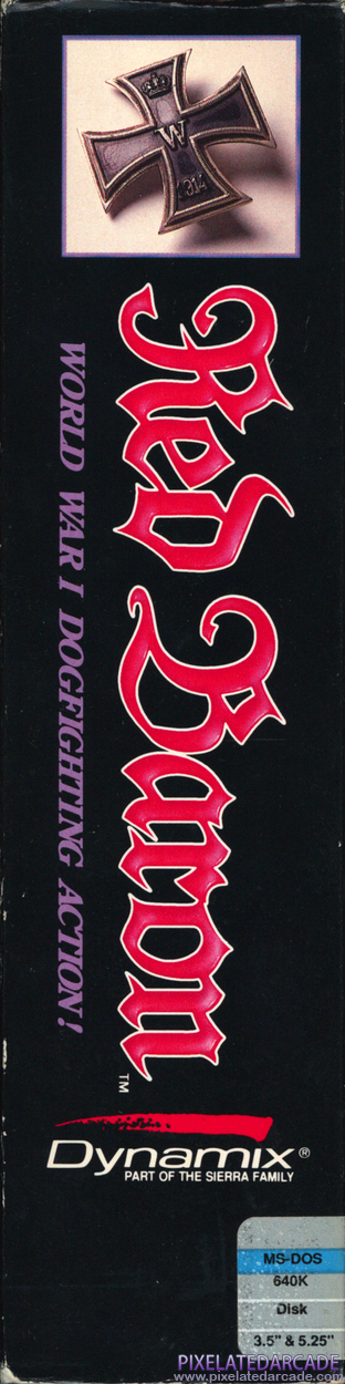 Red Baron Cover Art: Left Spine Red Baron Cover Art: Left Spine