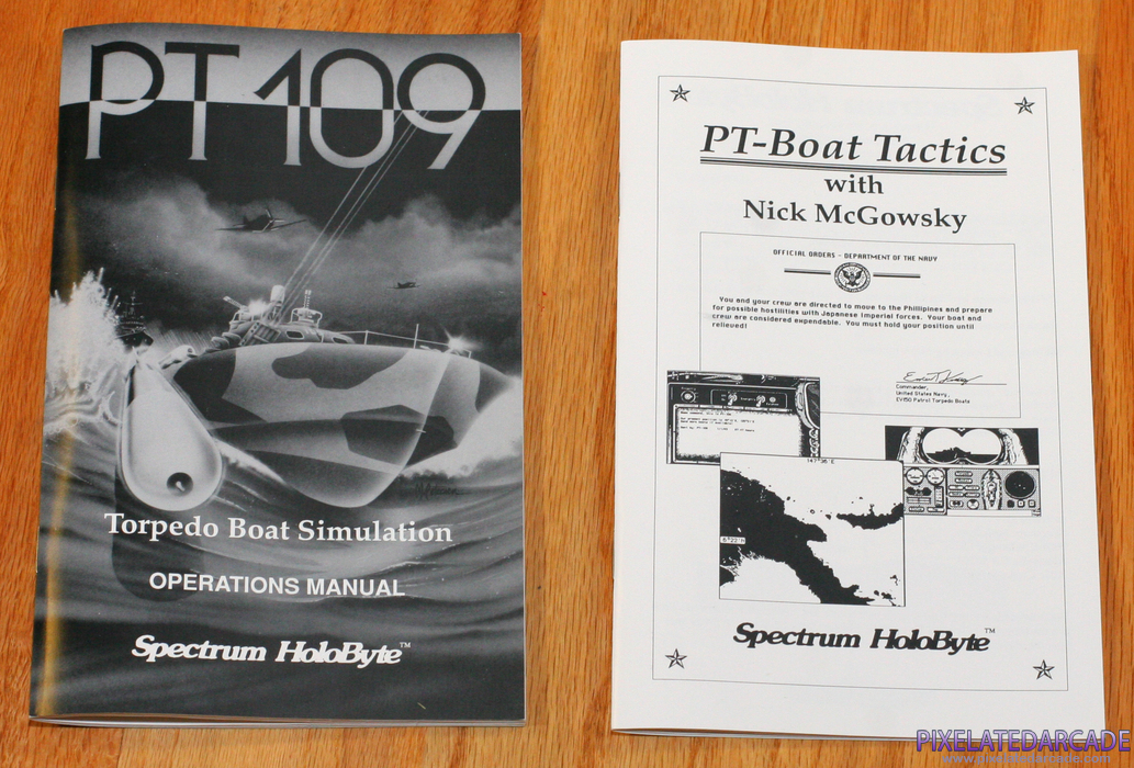 PT-109 Cover Art: PT-109 instruction manuals
