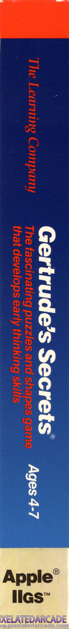 Gertrude's Secrets Cover Art: Left Spine
