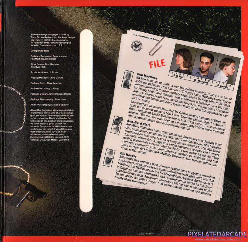 Make Your Own Murder Party Cover Art: Right Side