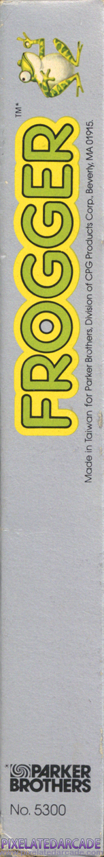 Frogger Cover Art: Right Spine Frogger Cover Art: Right Spine
